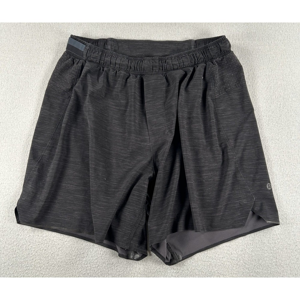 Lululemon Surge Short 6" Black Mens XS 27" Waist Measured Size READ